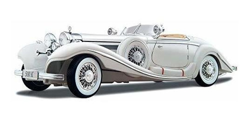 Maisto 1936 M-b 500 K Tipo Specialroadster Modelo Una Escala