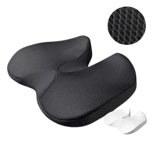 Cojín ergonómico para asiento de coche, alivia la presión, mejora