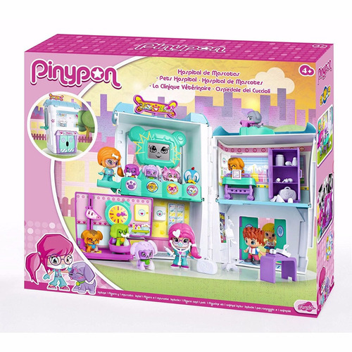 Pinypon Hospital De Mascotas Con Accesorios Y Figuras 