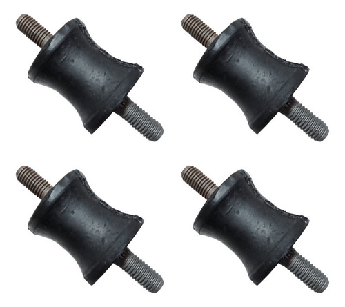 Kit Coxim Borracha Escapamento Pampa Com 4 (grande)