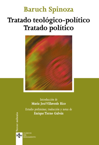 Tratado Teológico Político, Spinoza, Ed. Tecnos