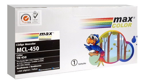 Toner Maxcolor Mcl-450 Compatible Brother Dcp-7065dn Tn-450