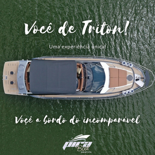 Imagem 3 de 17 de Lancha Triton 25 Pés Open Completa - Ñ Focker242 Nx Ventura