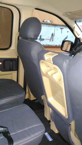 Imagen 5 de 10 de Fundas Asientos Cuerina Premium Grafito Hyundai H1 2009-2018