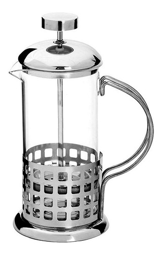 Cafeteira Francesa French Press Inox E Vidro 350 Ml Casa Cha