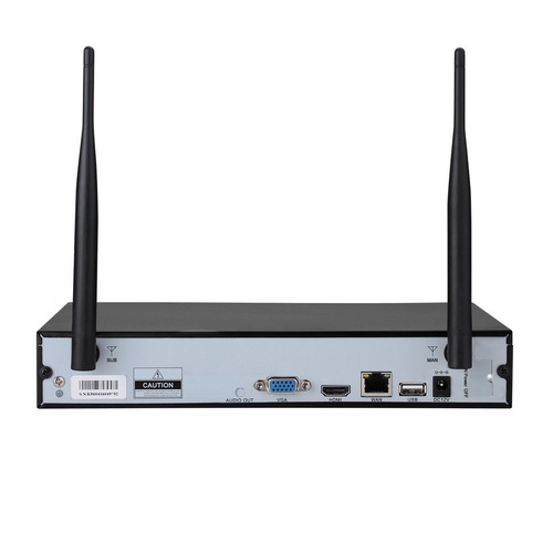 Kit Nvr Wifi 4 Camaras De Seguridad 3mp Wi-fi Escam Wnk404