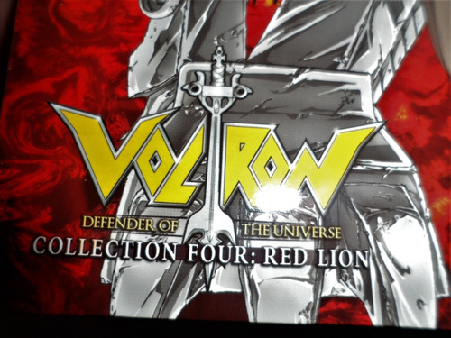 Voltron Defender Of The Universe Red Lion Steel Book Region1