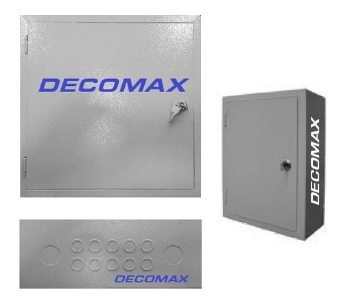 Imagen 1 de 6 de Gabinete Rack Metal Gris Dvr Alarma 50cm