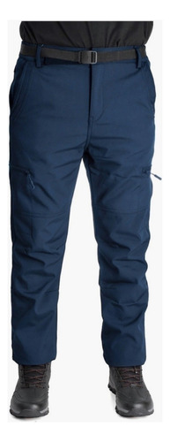 Pantalon Softshell Termico Hombre Impermeable Moto Nieve Elt