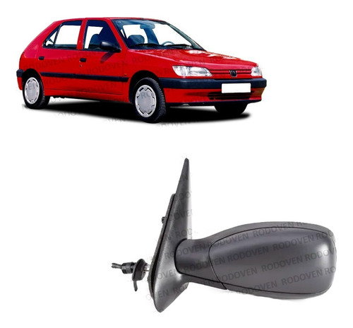 Espejo Izquierdo Para Peugeot 306 Manual 1995