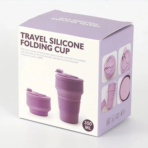 2025 Vaso Plegable De Silicona De Grado Alimenticio De 350
