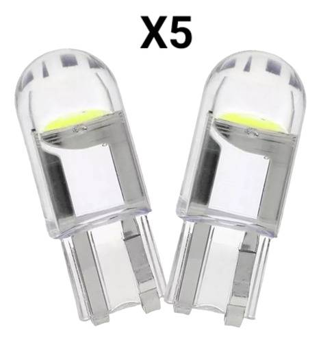 Bomnillos Muelitas Led T10 Led Lupa  Precio X 4 Led Fijas 