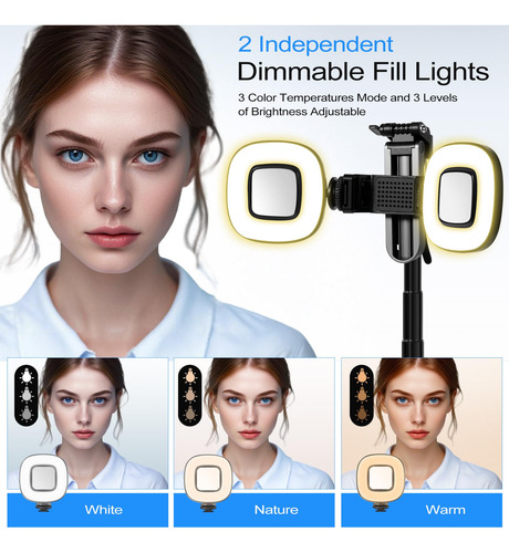 Trípode Automático De 360 Marca Xyz Modelo Abc 70 Pulgadas Color