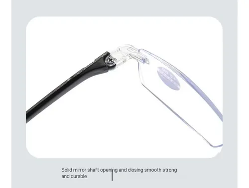 2 Gafas De Lectura Sin Marco Con Bordes Cortados, Antiluz Az
