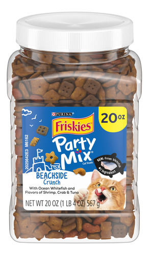 Comida Para Gatos 20 Onzas Friskies Party Mix Beachside