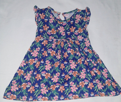 Vestido Con Flores Talle 18 Meses