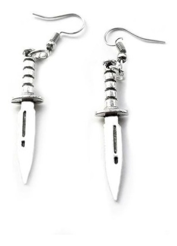 Pendientes Acero Unisex Estilo Punk Cuchillo Mujer Hombre