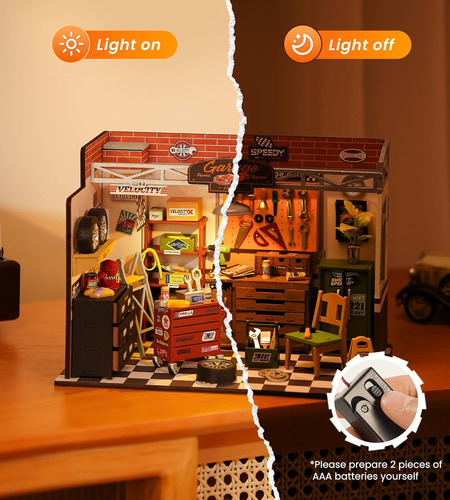 Rowood Diy Kits De Casa En Miniatura Paquete De Figura De Ac