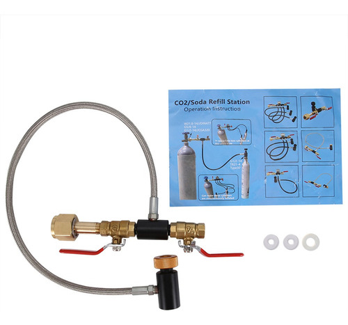 De Adaptador De Recarga De Cilindro De Co2 Cga-320 Con