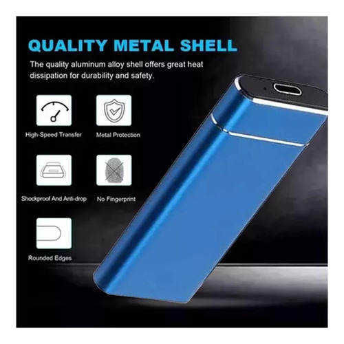 Zya Mini Disco Duro Externo Portátil De Estado Sólido De 4 T