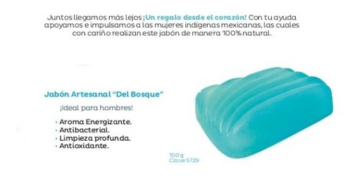 Kit 5 Jabón Artesanal Del Bosque 100gr Ideal Para Hombres