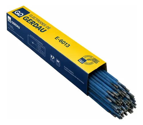 Eletrodo Revestido E6013 2,5mm 1kg Solda Ferro Aço Gerdau Azul