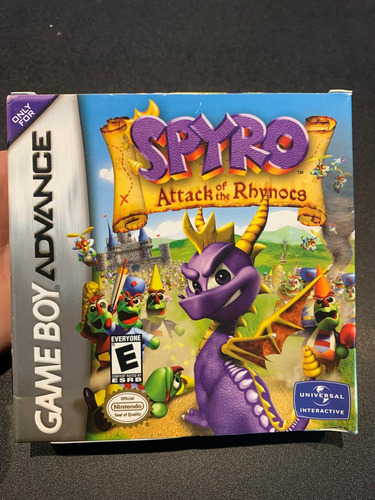 Spyro: Attack Of The Rhynocs Game Boy Advance (Usado)