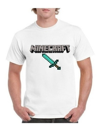 Polera Minecraft Juego Niño Niña