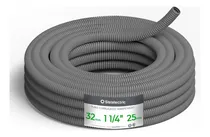 Comprar Caño Corrugado 1 1\u002F4 Pulgada Genrod Semipesado 25m Ignifugo