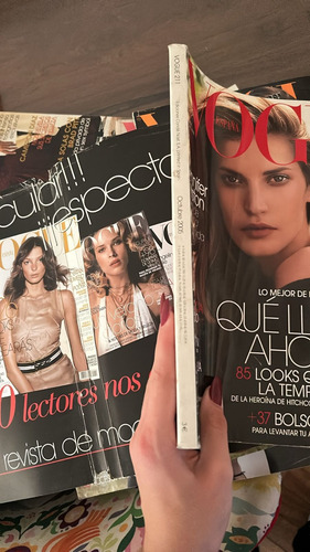Lote De 8 Revistas Vogue España París (Usado)