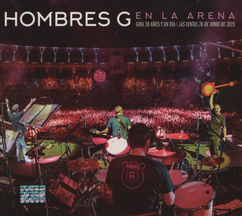 Hombres G En La Arena 2015 2cd Edicion Española Sellado Jcd Versión del álbum 2cds sin dvd