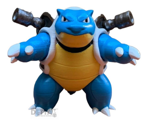 Figura Blastoise De Pokémon Impresa En 3d - Detta3d