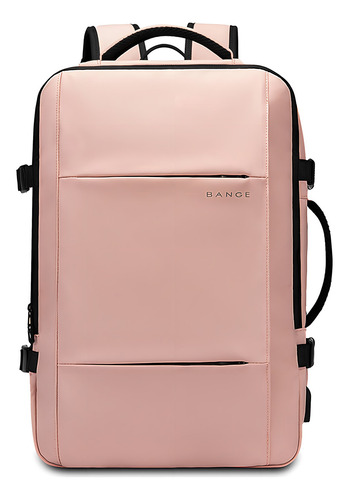 Mochila Executiva Para Viagem Expansível Entre 27-40 Litros Cor Rosa