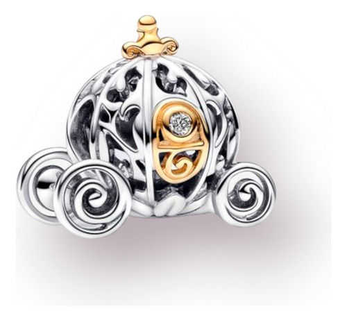 Charm Carruaje Cenicienta Plata 925