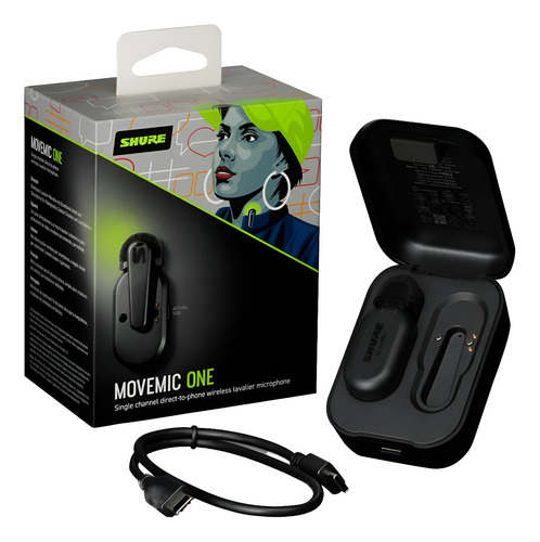 Micrófono Lavalier Inalámbrico Bluetooth Movemic One Shure