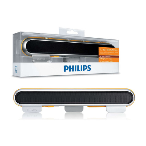 Parlante Philips Portatil Spa5210 Notebook Usb Soundbar