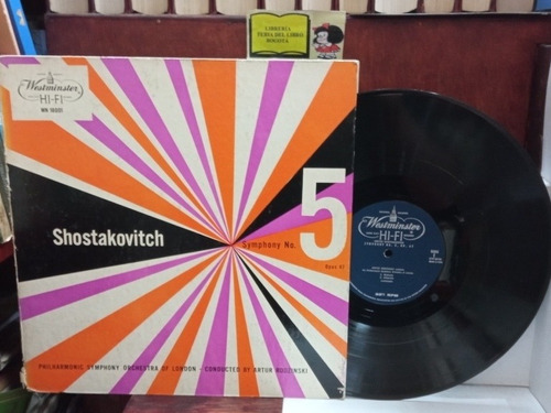 Lp - Acetato - Shostakovitch - Symphony #5 Opus 47 - 1956