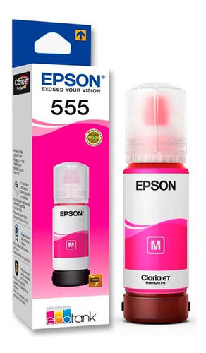 Tinta Epson T555 Rojo Magenta L8160 L8180 Original T555320