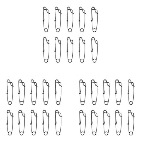 Clip De Palangre De Material Acero Inoxidable De 60 Piezas