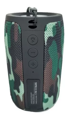 Parlante Bluetooth Hügel S32 Portatil Mediano Verde Militar
