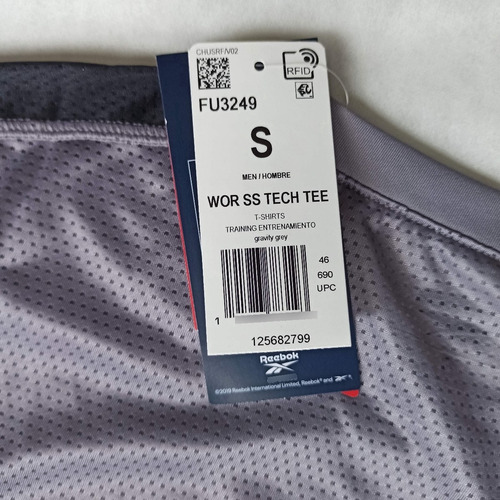 Franela De Caballero Rebook Polo - Talla S - Original