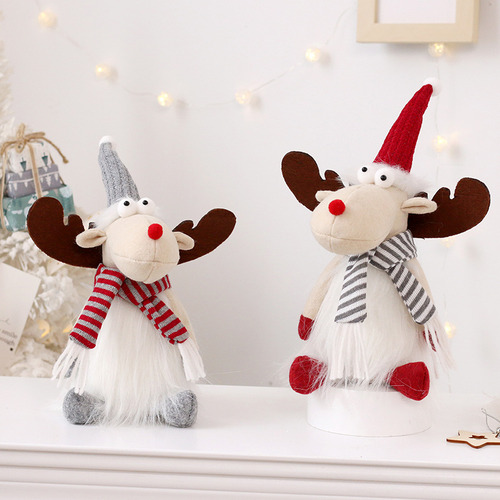 Boneca De Alce De Natal, Decoração Fofa, Enfeite De Animal P