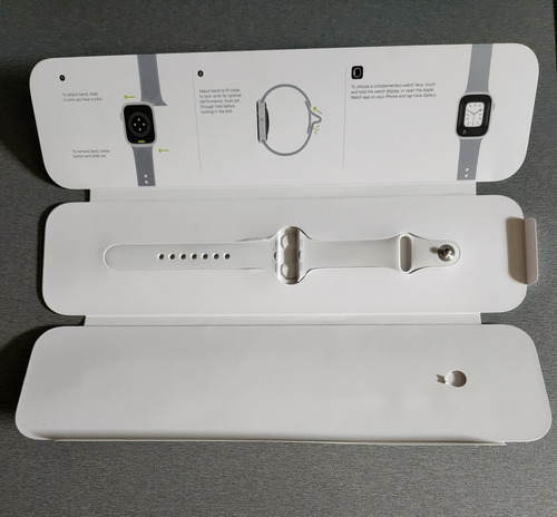 Correa Apple Watch 100% Original Blanca S/m Queda 41mm,38,40