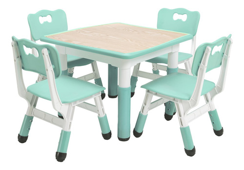Garveehome Juego De Mesa Y Sillas Para Niños Escritorio