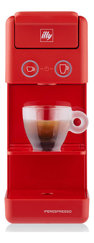 Combo Máquina De Café Illy Y3.3 Vermelha 120v + 165 Cápsulas