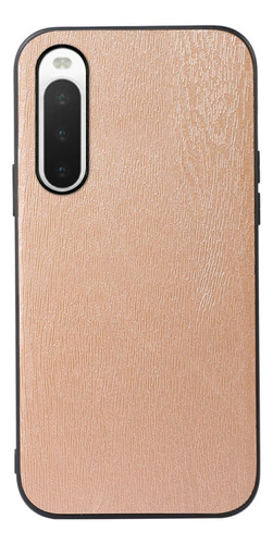 Wood Texture Pu Case For Sony Xperia 10 Iv