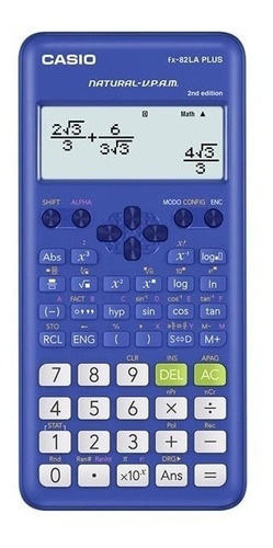 Calculadora científica Casio FX-82LA Plus -2 color azul