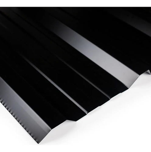 Chapa Color Negro Trapezoidal C-25 (0,5 Mm) X 6 Metros
