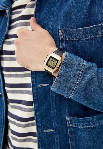 Reloj Hombre Casio F-201wam-9a Dorado Digital / Lhua Store