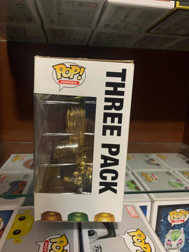 Funko Pop 3 Pack Arthur Curry In Hero Suit Aquaman Funkoshop (Usado)